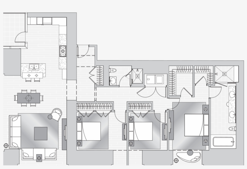 Residences - Vista - Floor Plan, transparent png download