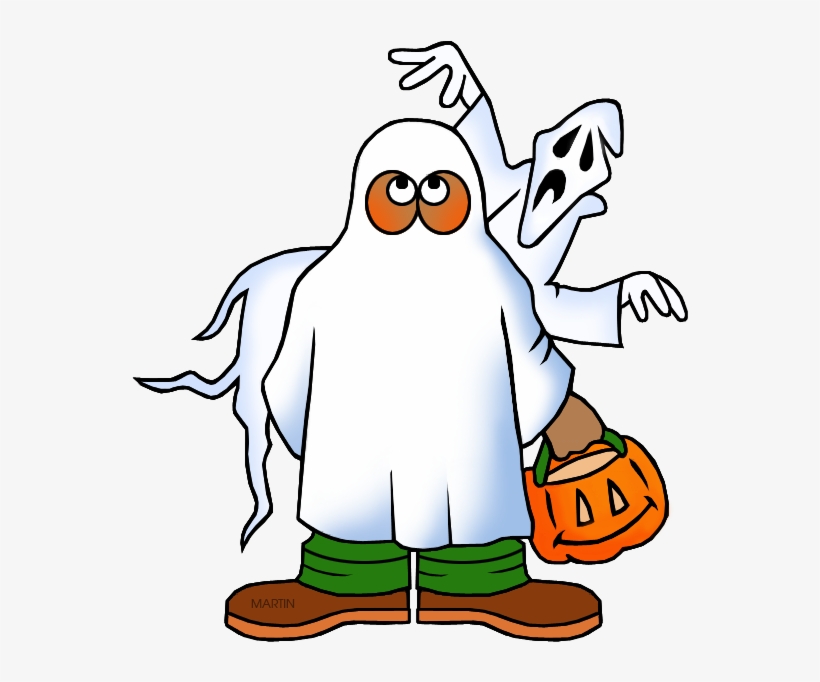 Ghosts - Phillip Martin Clipart Halloween, transparent png download