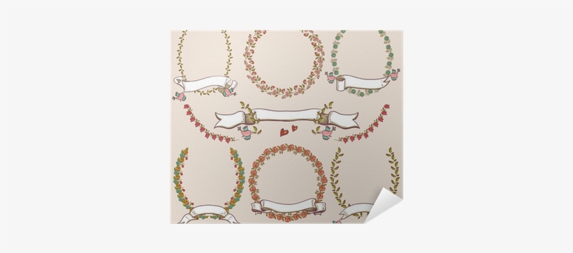 Floral Laurels, Ribbons, Wreaths Vector Poster • Pixers® - Bay Laurel, transparent png download