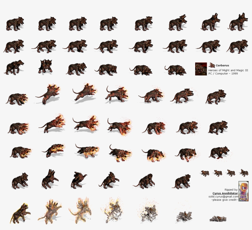Click To View Full Size - Heroes Of Might And Magic 3 Cerberus, transparent png download