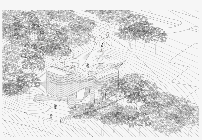 At Night When The Bats Awaken, Visitors Can Experience - Sketch, transparent png download