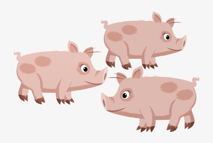 3 Little Pigs, transparent png download