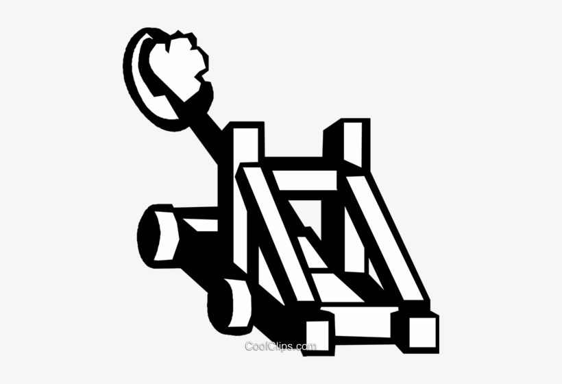 Catapults Royalty Free Vector Clip Art Illustration, transparent png download