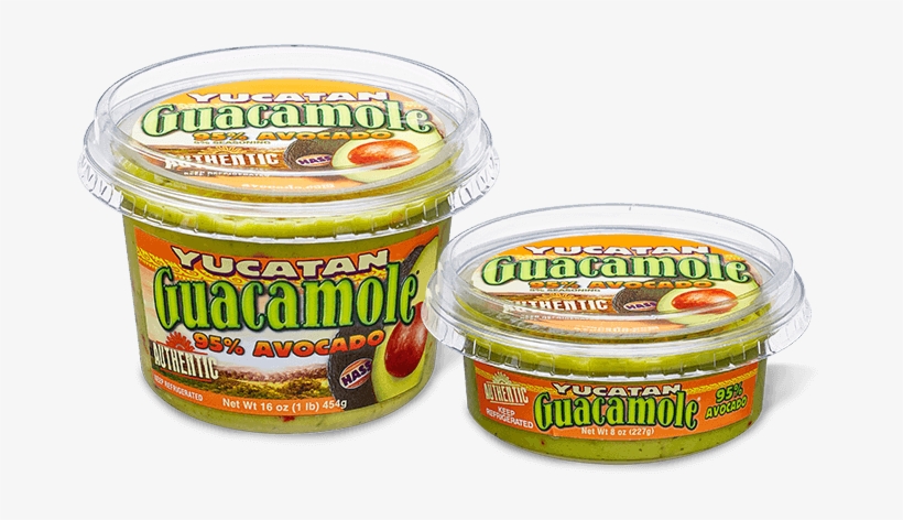 Leftauthentic Guacamoleright - Yucatan Guacamole, Spicy - 16 Oz Tub, transparent png download