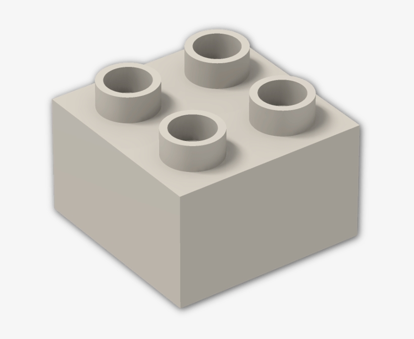 Duplo Brick 2 X 2 - Vase, transparent png download