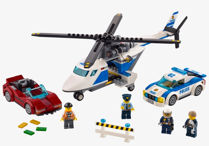 High-speed Chase - Lego 60138 City Police High-speed Chase, transparent png download