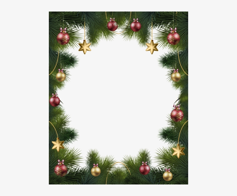 Frame Christmas Ornaments Png, transparent png download