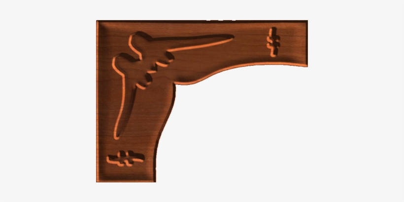 Frame Corner Swc01 - Wood, transparent png download