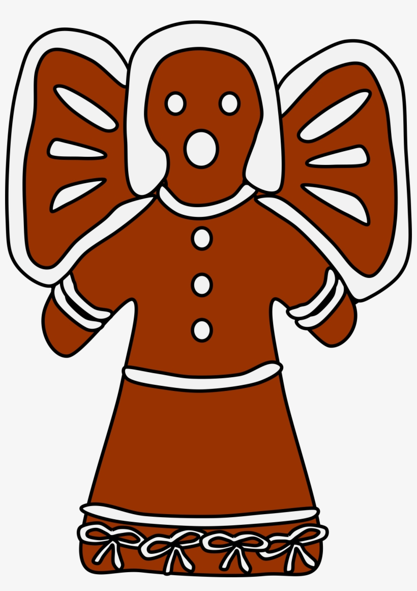 This Free Icons Png Design Of Gingerbread Angel, transparent png download
