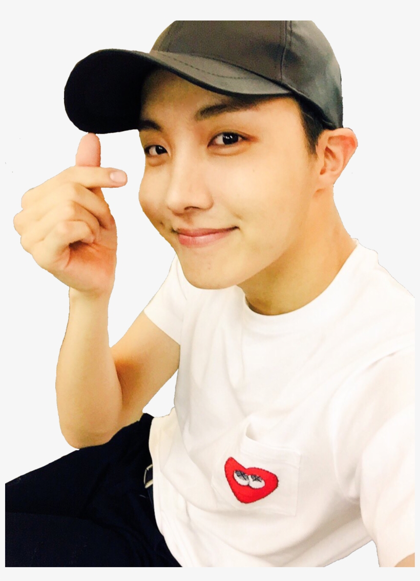 Another Hoseok Transparent Bc I'm Biased Af I'm Sorry - Hoseok Heart Selca, transparent png download