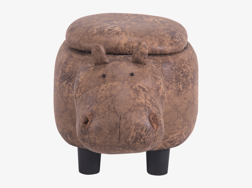 Brown Hippo - Stool, transparent png download