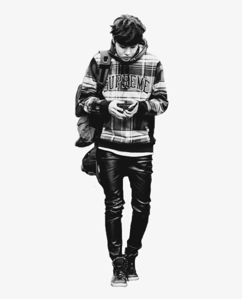 Transparent Kpop Transparent Kpop Jhope Hoseok Bangtan - Bts Jin Leather Pants, transparent png download