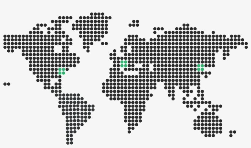Map Stock Photography Transprent - Png Dotted World Map, transparent png download