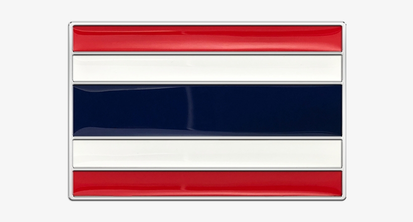 Thailand Flag Buckle - Coquelicot, transparent png download