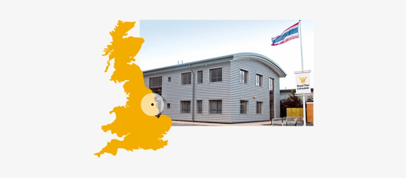 How To Find Us - Uk Map, transparent png download
