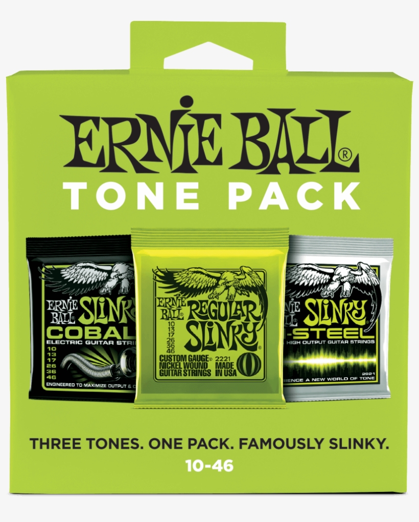 Regular Slinky Electric Tone Pack - Ernie Ball 3331, transparent png download