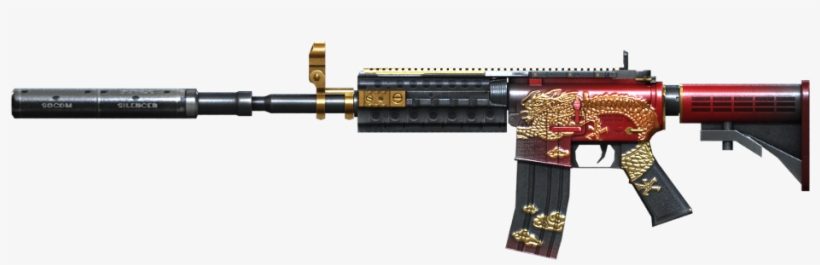 M4a1-xs Legend Dragon - M4a1 Legend Dragon, transparent png download