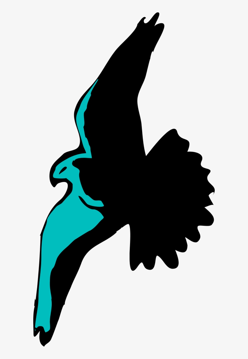 Vector Clip Art - Sombra Passaro Voando, transparent png download