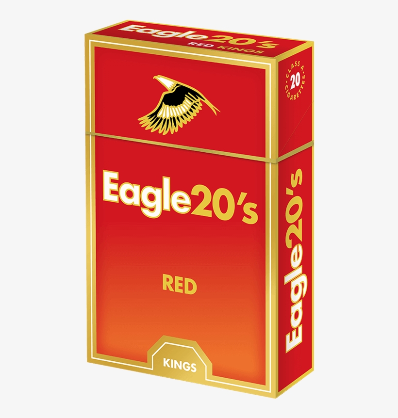 Eagle 20s - Eagle 20's Cigarettes, Red, 100s - 20 Cigarettes, transparent png download