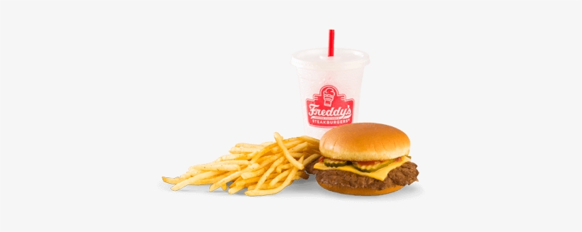 Kids Cheeseburger Combo Meal - Freddy's Frozen Custard, transparent png download