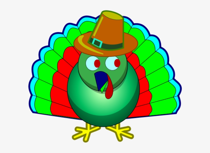Colorful Turkey - Turkey Colorful Clipart, transparent png download