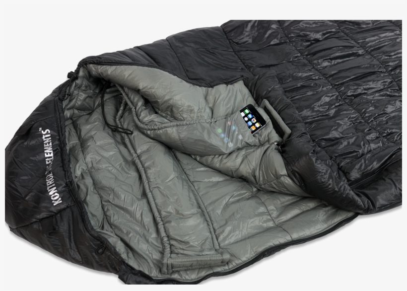 Klymit Ksb 0 Synthetic Sleeping Bag - Black, transparent png download