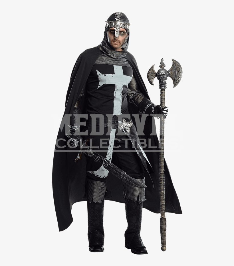 "mens Black Knight Costume", transparent png download