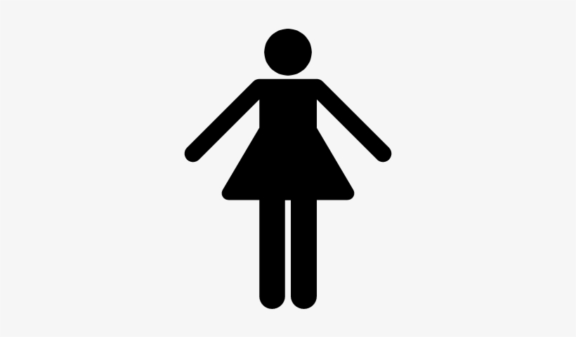 Female Silhouette Vector - Человек Иконка Png, transparent png download