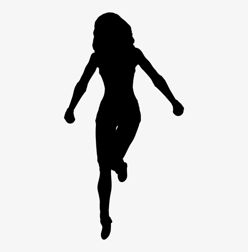 Medium Image - Silhouette Female, transparent png download