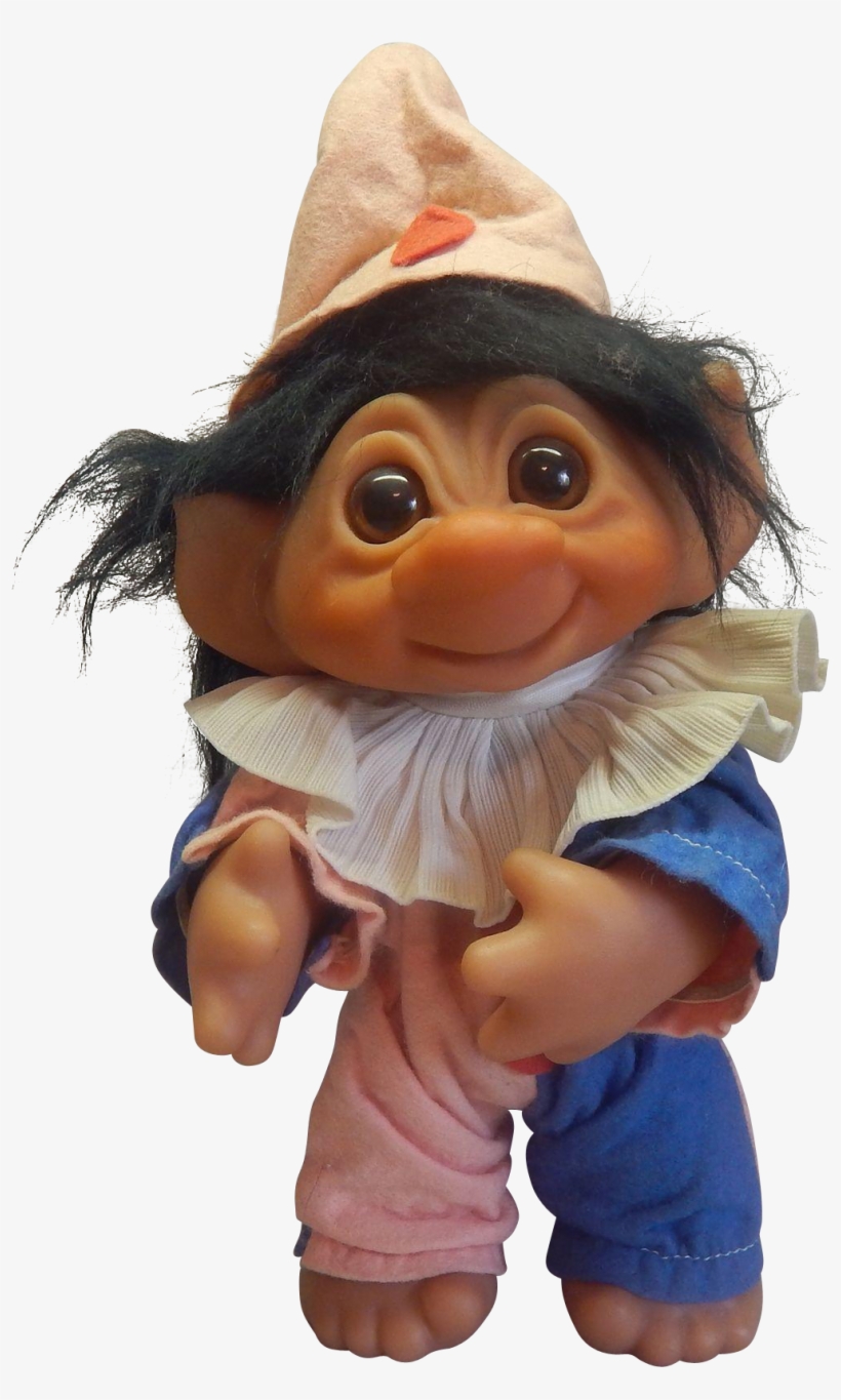 Norfin Clown Troll Dam Made In Denmark - Troll Doll, transparent png download