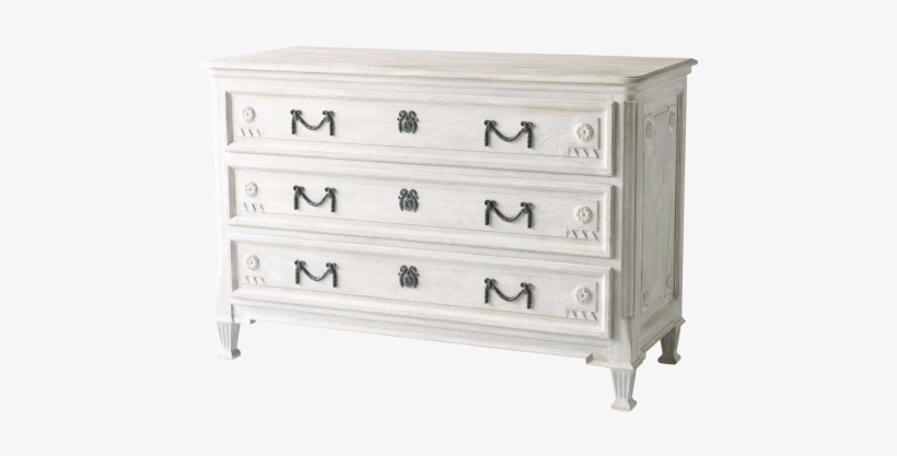Traditional - Sloane Dresser - Whitewash - Theodore Alexander, transparent png download