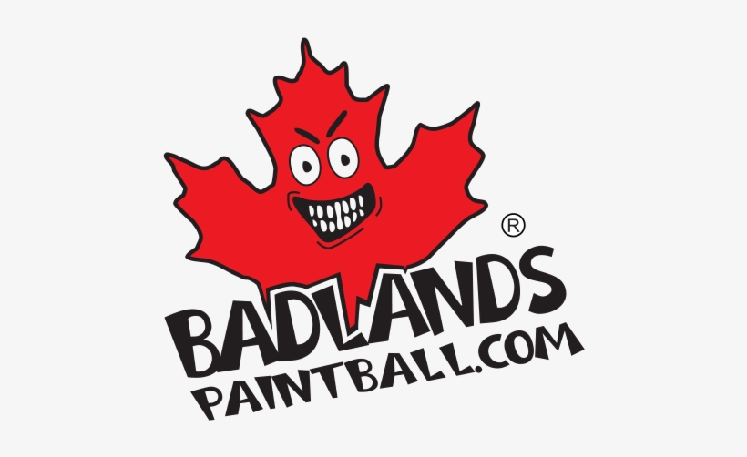 Leave A Review For Badlandspaintball - Badlands Paintball Logo, transparent png download