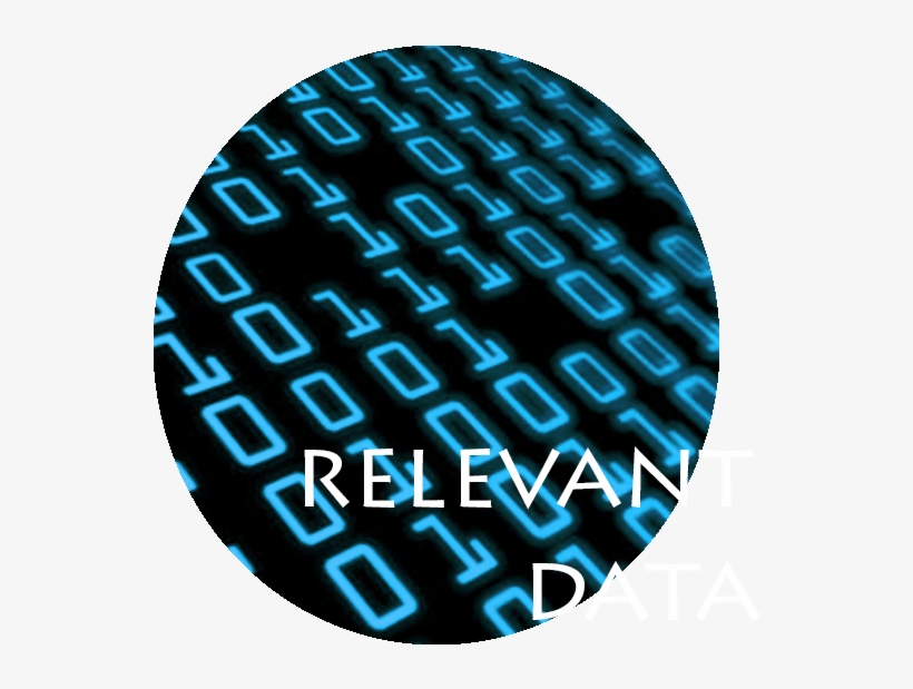 Relevant Data Button - Techno Numbers, transparent png download