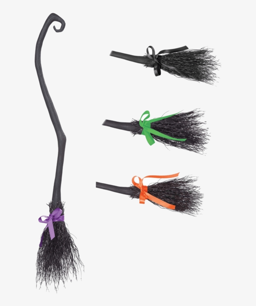 California Costumes Adult Witch's Broom With 4 Coloured, transparent png download