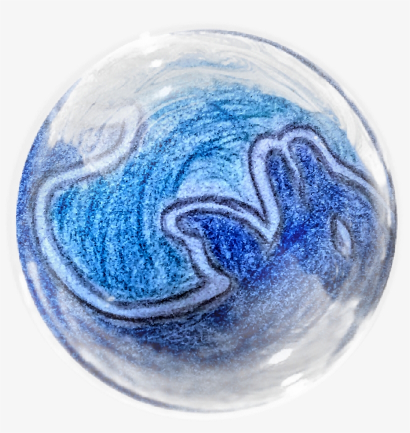 Dophin Blue Orb Friendship Water - Circle, transparent png download