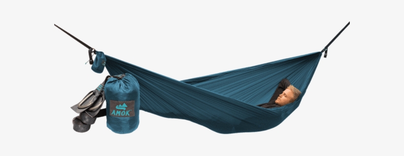 Clip Library Amok Equipment Segl Ultralight With Suspension - Amok Segl Ultralight Hammock With Easy To Use Suspension, transparent png download