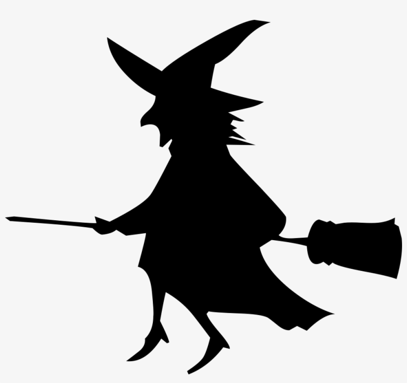 Flying Witch On A Broom Comments - Cafepress If The Broom Fits Rectangle Magnet, transparent png download
