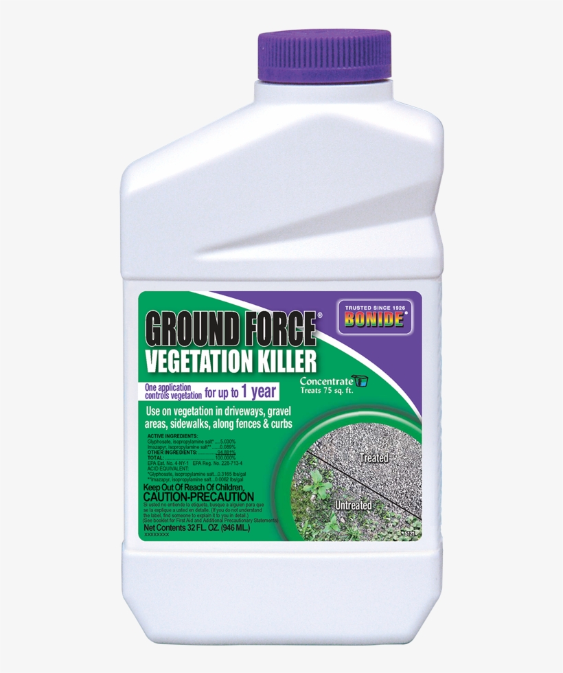 Ground Force® Vegetation Killer Conc - Bonide Ground Force Vegetation Killer - 32 Fl Oz Bottle, transparent png download