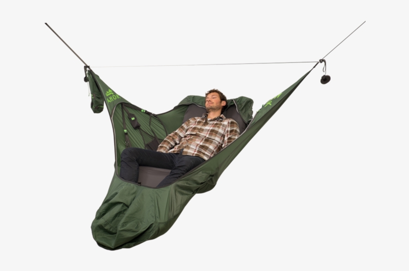 Amok Equipment Draumr Camping Hammock How It Works - Stomach Sleeping Hammock, transparent png download