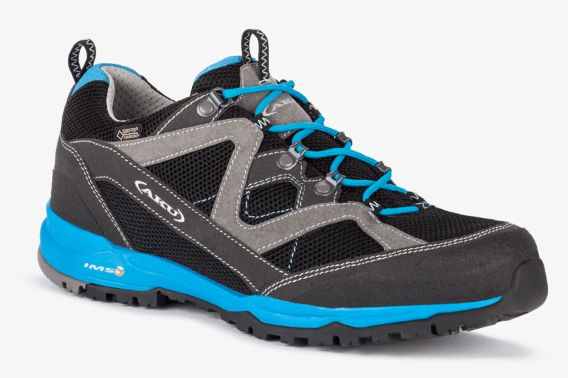 Aku Mio Surround Gtx - Mio Surround Gtx Hiking Shoe - Men's-black/turquoise-medium-9, transparent png download