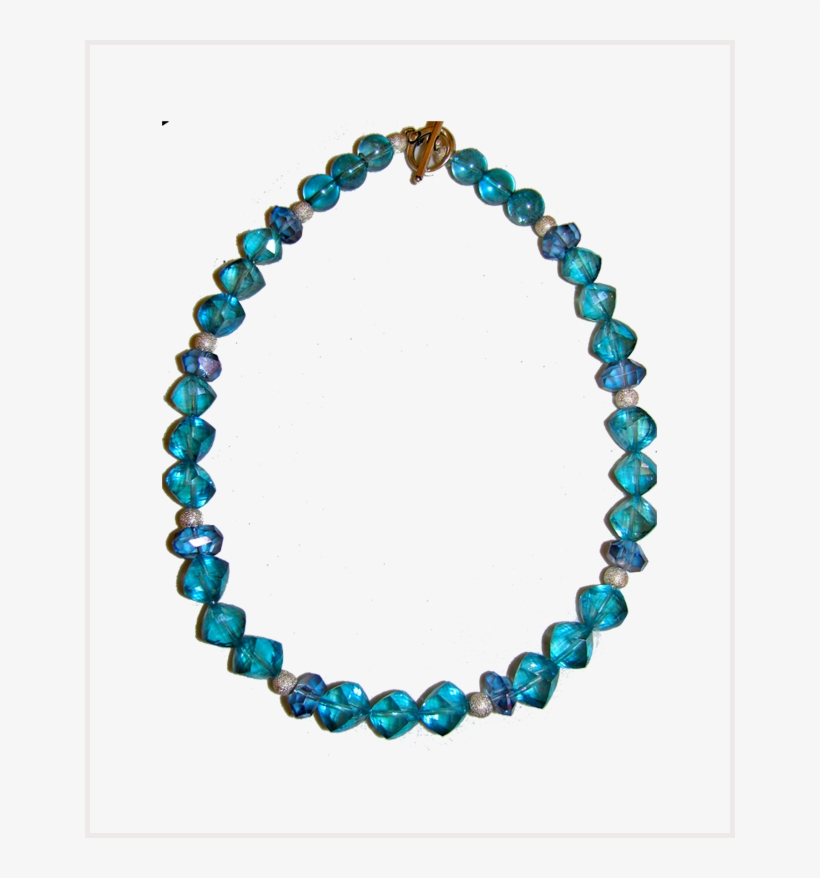 Aqua Aura Orb Necklace In Blue - Bracelet, transparent png download