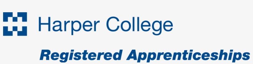 Registered Apprenticeships Blue & White 300 Dpi - Harper College Logo Png, transparent png download
