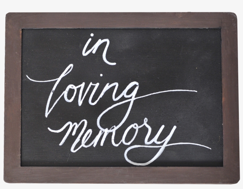 Wood Framed Chalkboard Table Signs - Wood, transparent png download