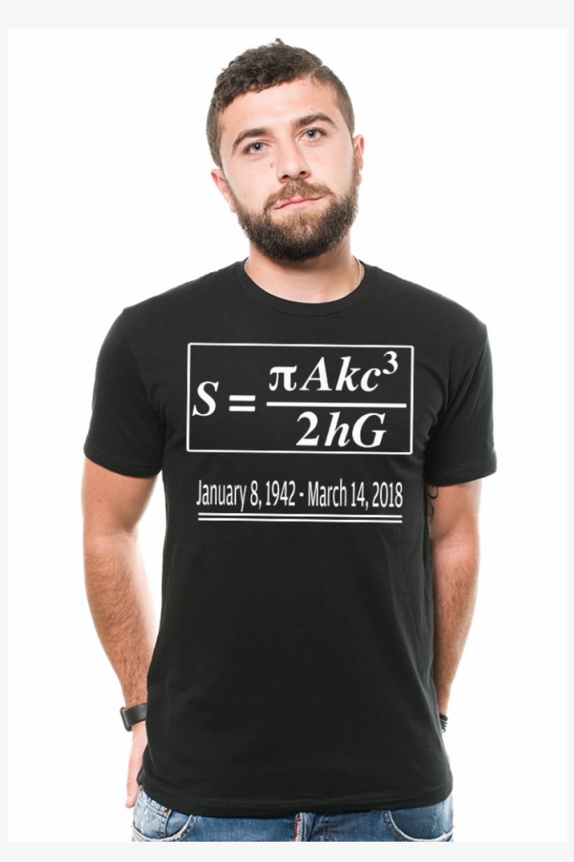 Hawking Equation Tshirt Stephen Hawking Tee Hawking's - Black Norfolk Southern Tee Shirts, transparent png download