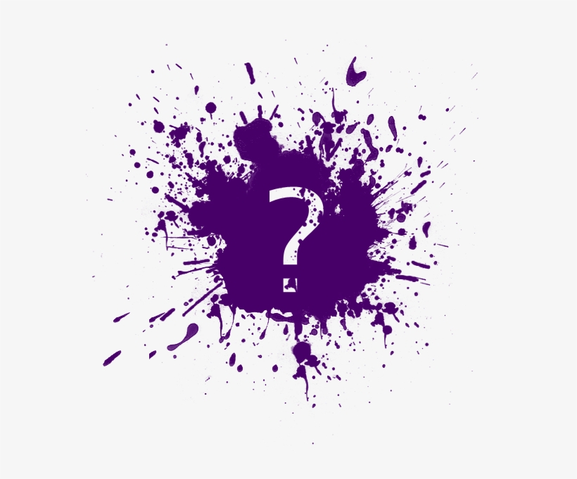 Mystery Box - Big - Black Paint Splatter, transparent png download