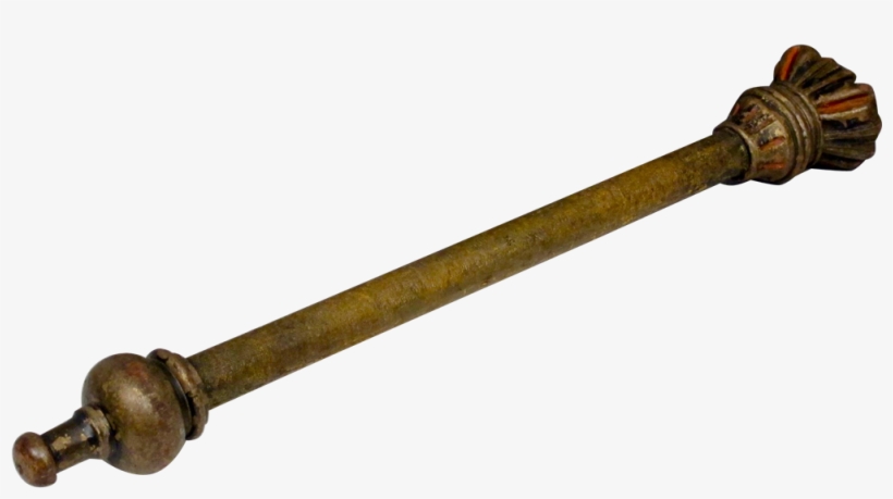 Carved Wood, Leather, And Paint - Scepter Ruby Lane Png, transparent png download