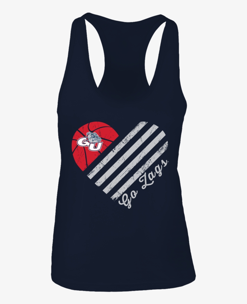 Gonzaga Bulldogs Basketball Flag Heart Shirt Gonzaga - Lsu Tigers Football, transparent png download