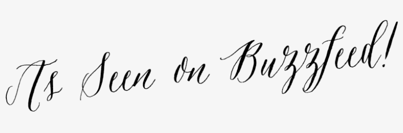 Buzzfeed - Calligraphy, transparent png download