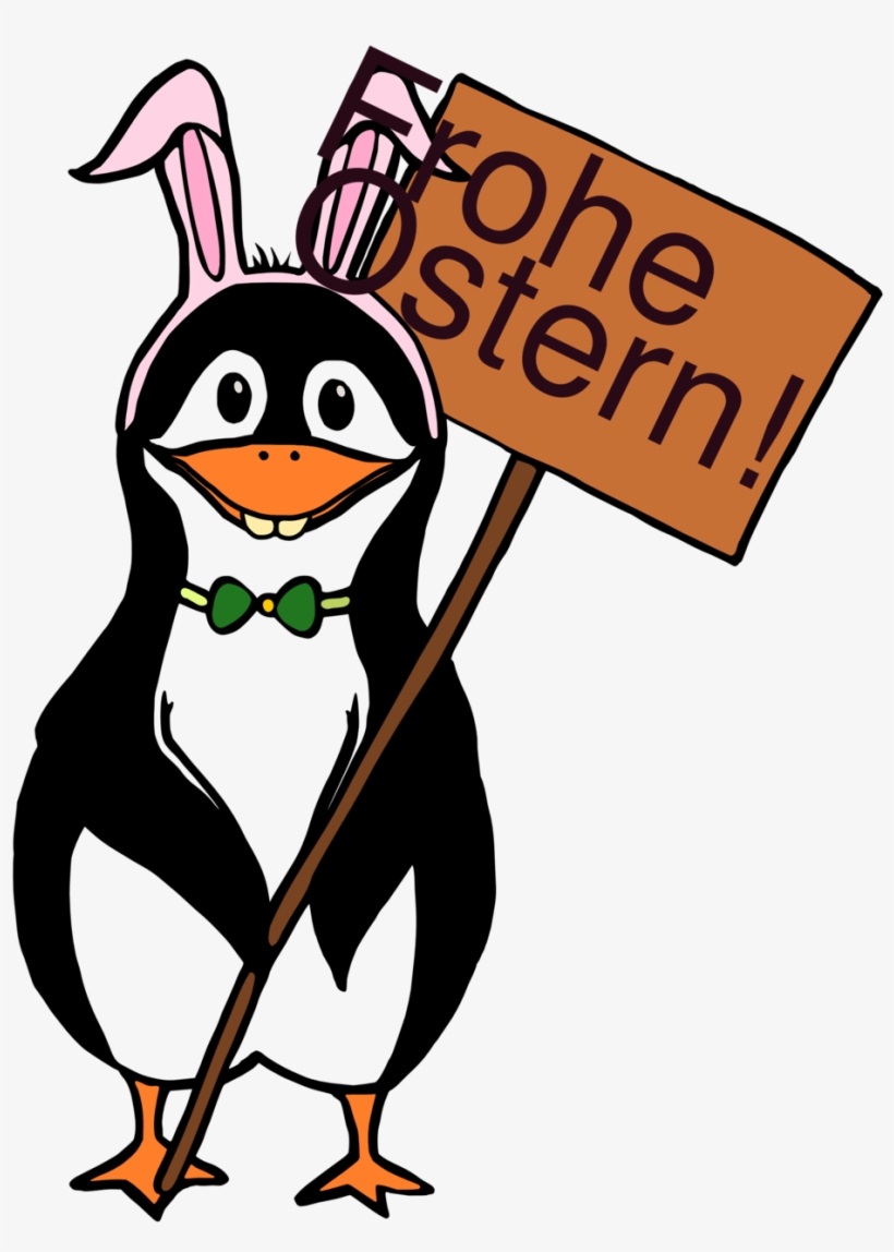 Easter Tux - Smiley Ostern, transparent png download