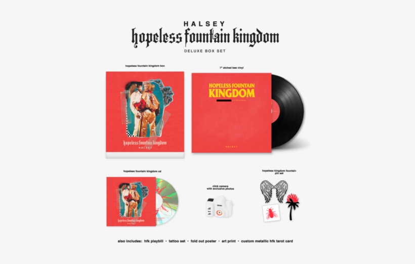 Hfkboxset - Hopeless Fountain Kingdom Halsey Vinyl, transparent png download
